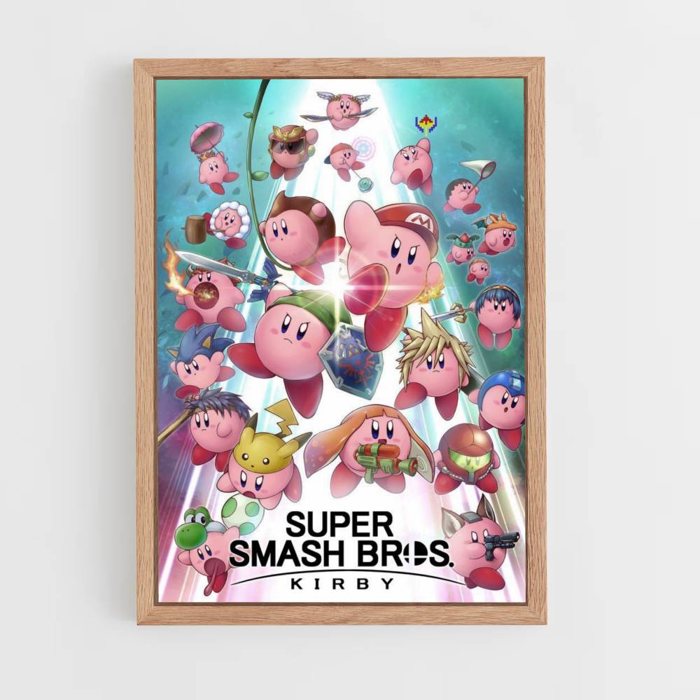 Poster Super Smash Kirby