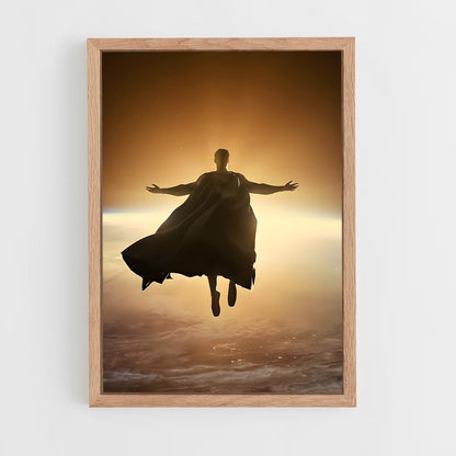 superman-10 cadre Bois clair