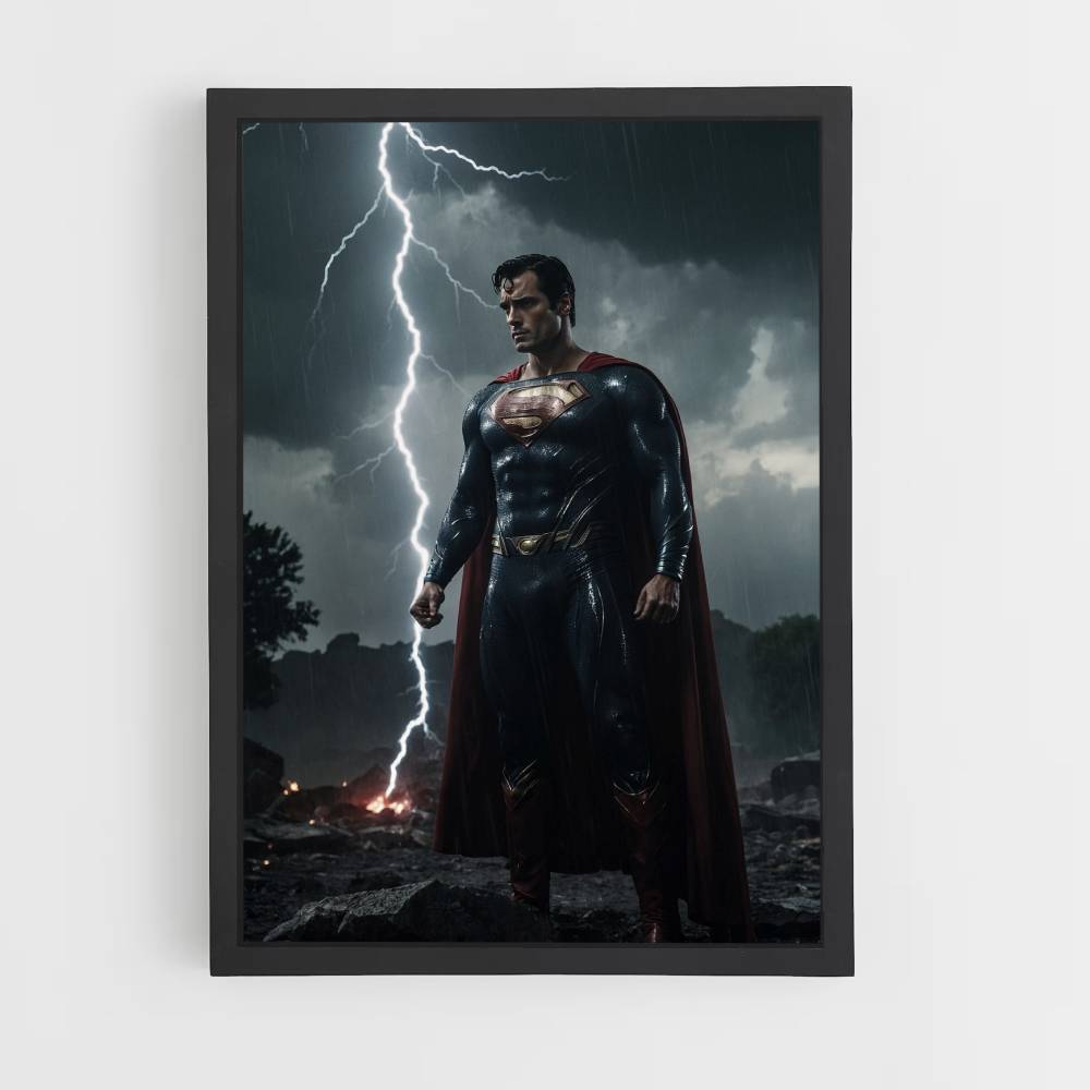 Poster del fulmine di Superman