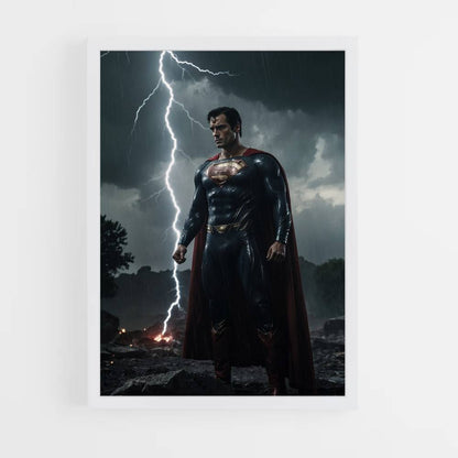 Poster del fulmine di Superman