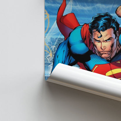 Poster Superman vola