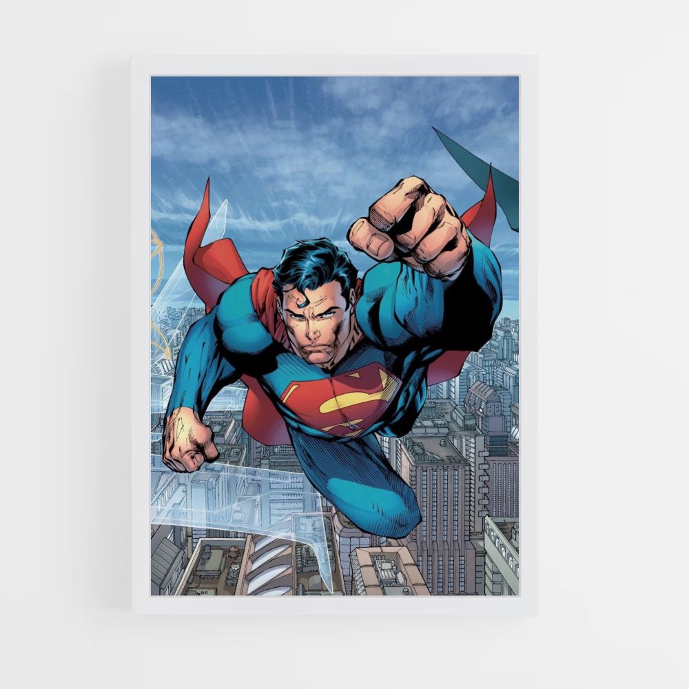 Poster Superman vola