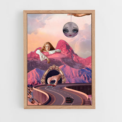 surrealism-2 cadre Bois clair