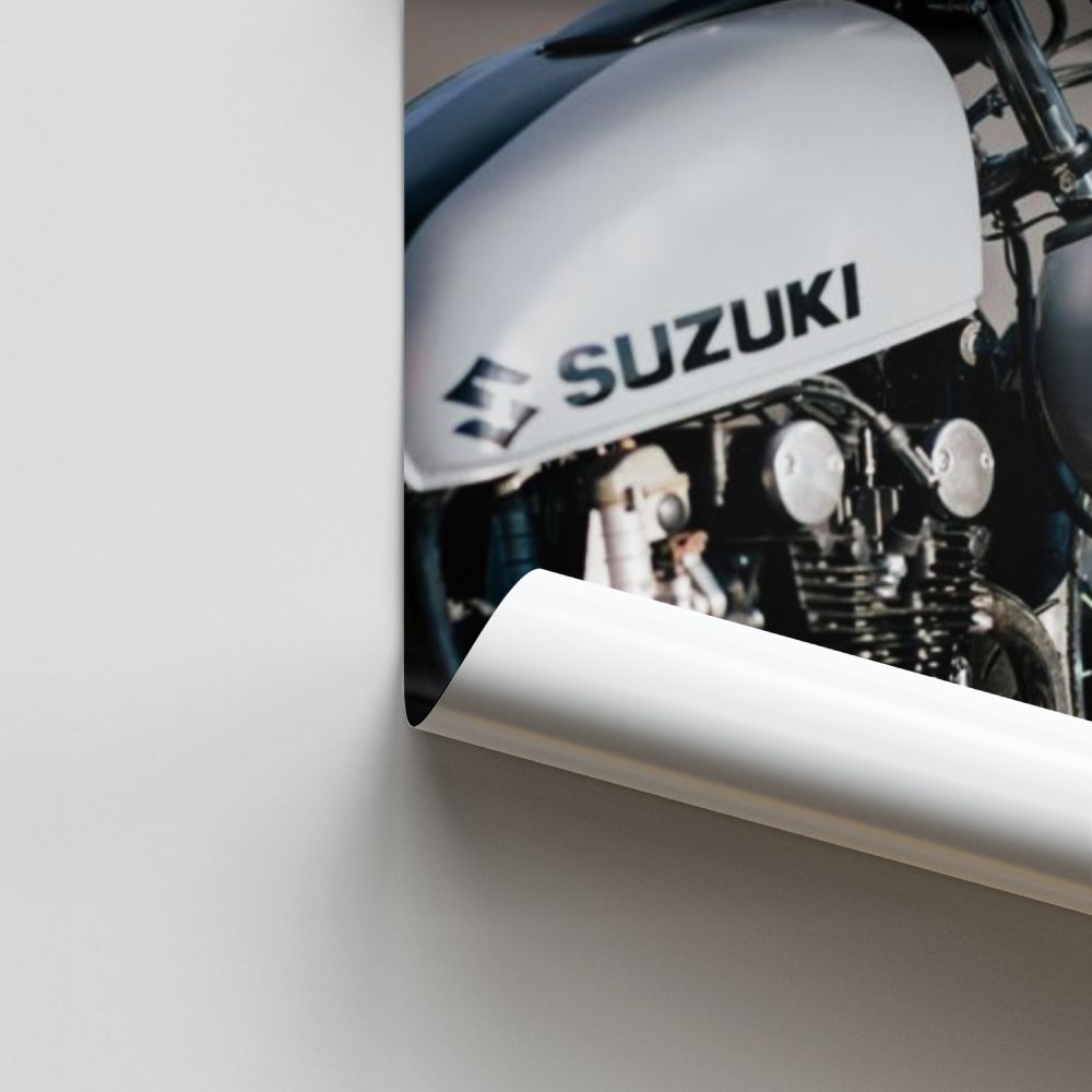 Manifesto della motocicletta Suzuki