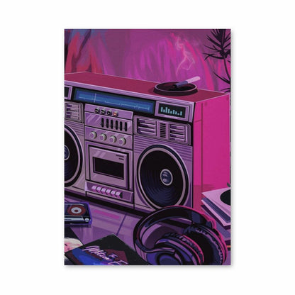 Poster Radio Synthwave