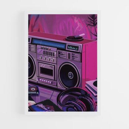 Poster Radio Synthwave