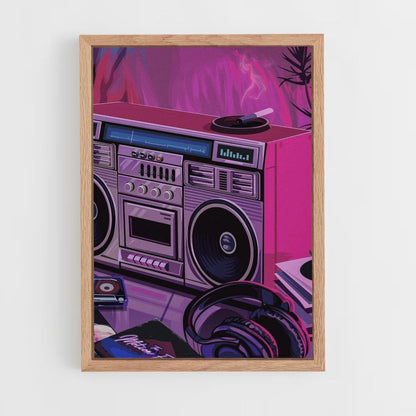 Poster Radio Synthwave