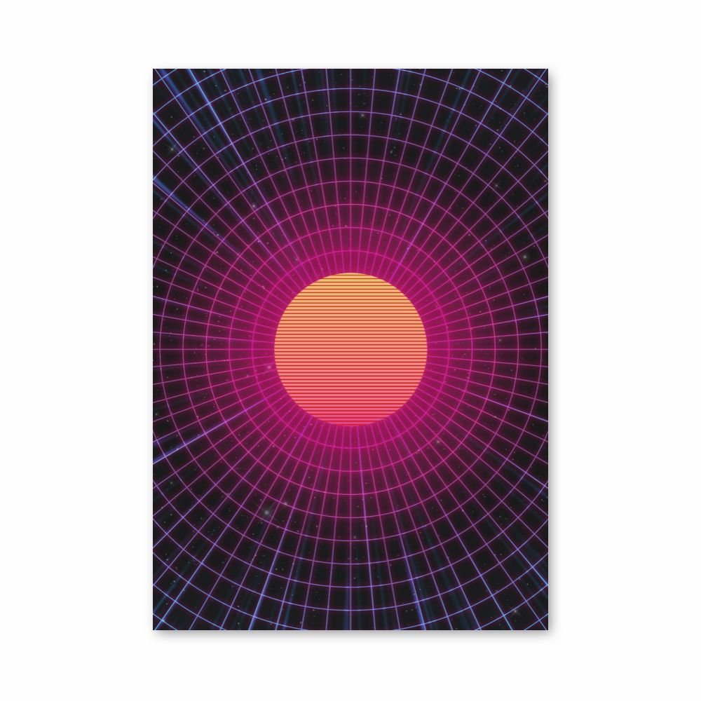 Poster Synthwave Sun