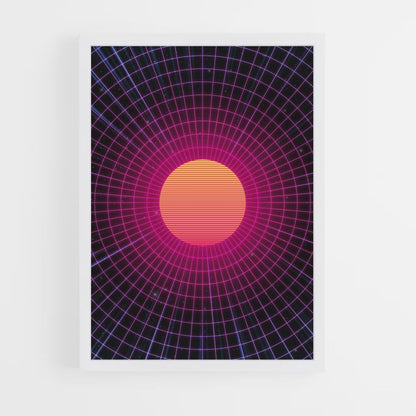 Poster Synthwave Sun