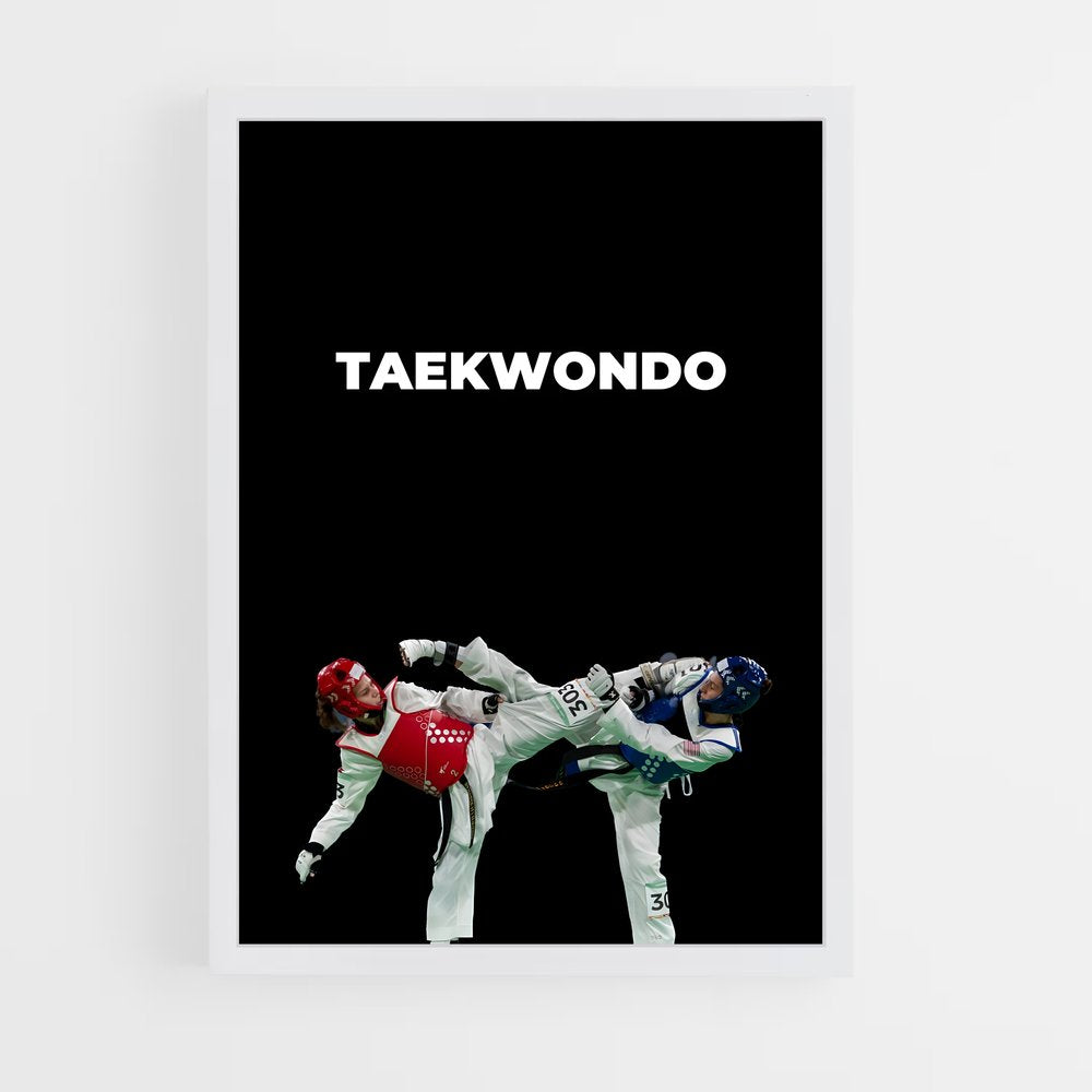 taekwondo-3 cadre Blanc