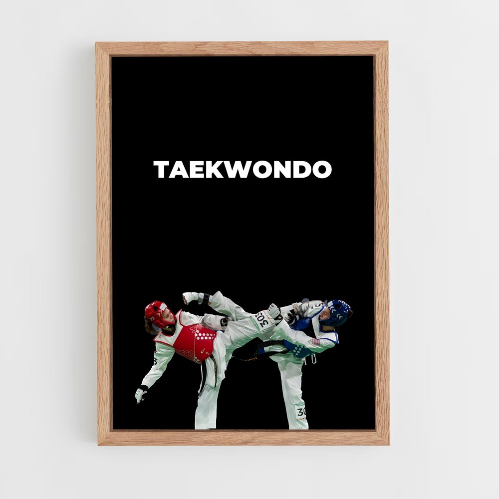 taekwondo-3 cadre Bois clair