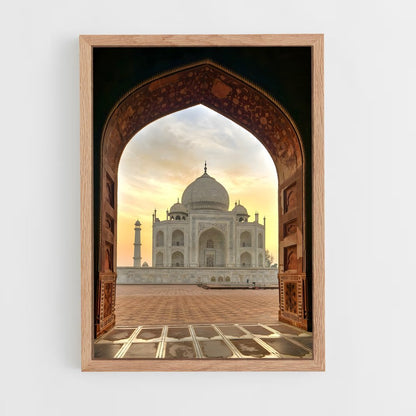 taj-mahal-7 cadre Bois clair