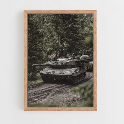 Poster della foresta del carro armato