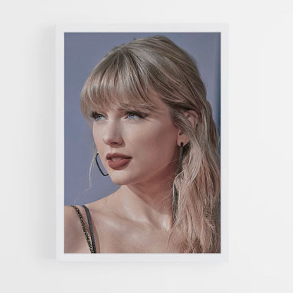 Poster di Taylor Swift con la frangetta