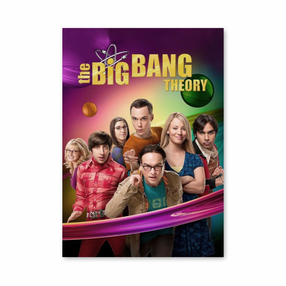 Poster La teoria del Big Bang a colori