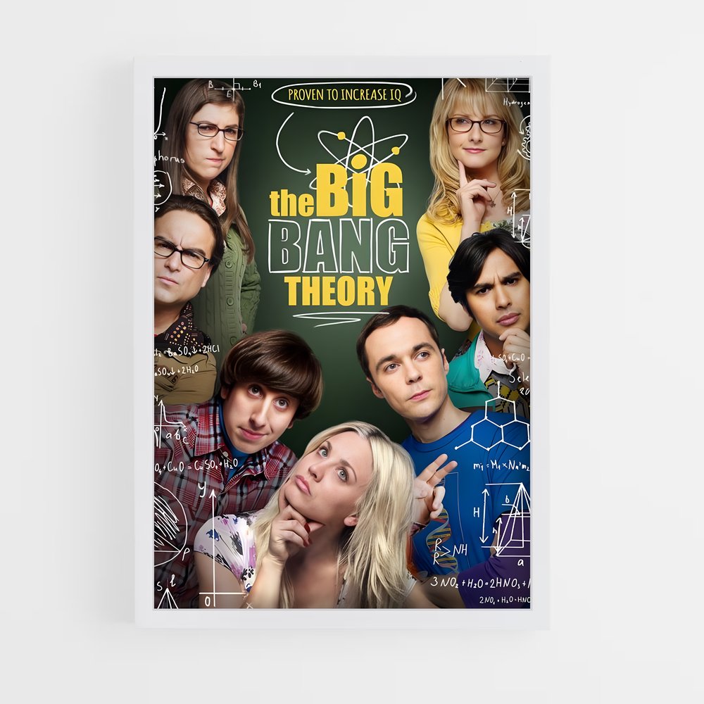 the-big-bang-theory-5 cadre Blanc
