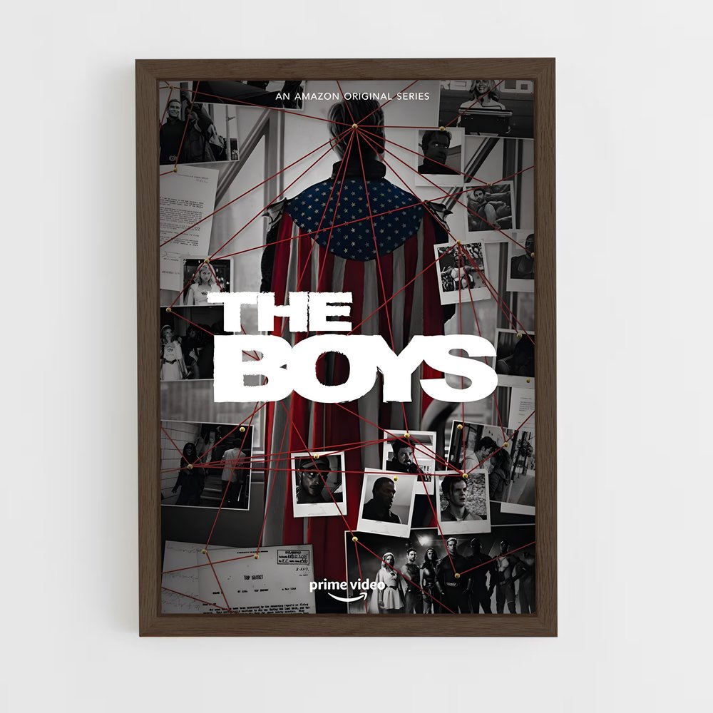 the-boys-10 cadre Bois foncé