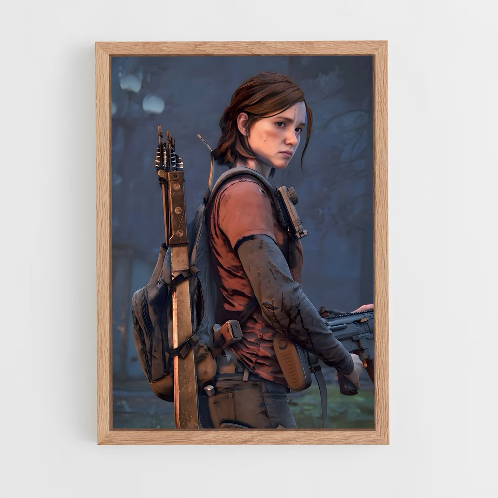 the-last-of-us-19 cadre Bois clair