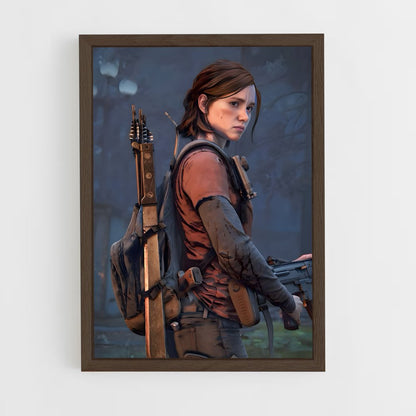 the-last-of-us-19 cadre Bois foncé