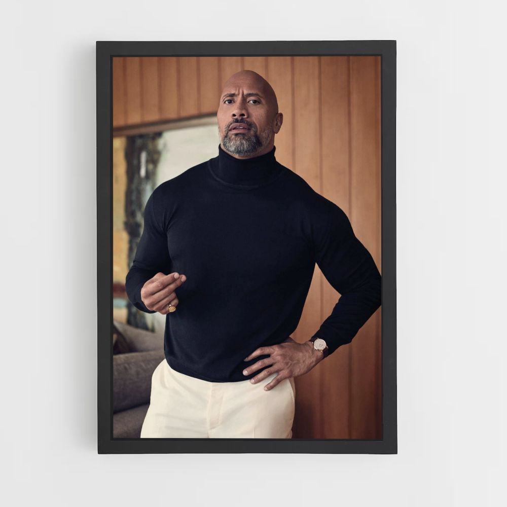 Poster Dwayne Johnson di classe