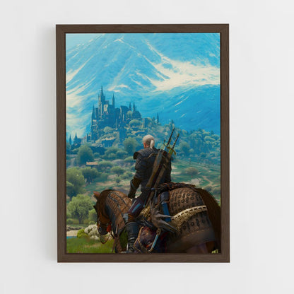 the-witcher-10 cadre Bois foncé
