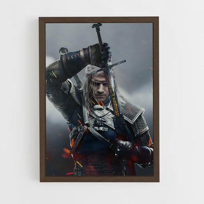 the-witcher-2 cadre Bois foncé