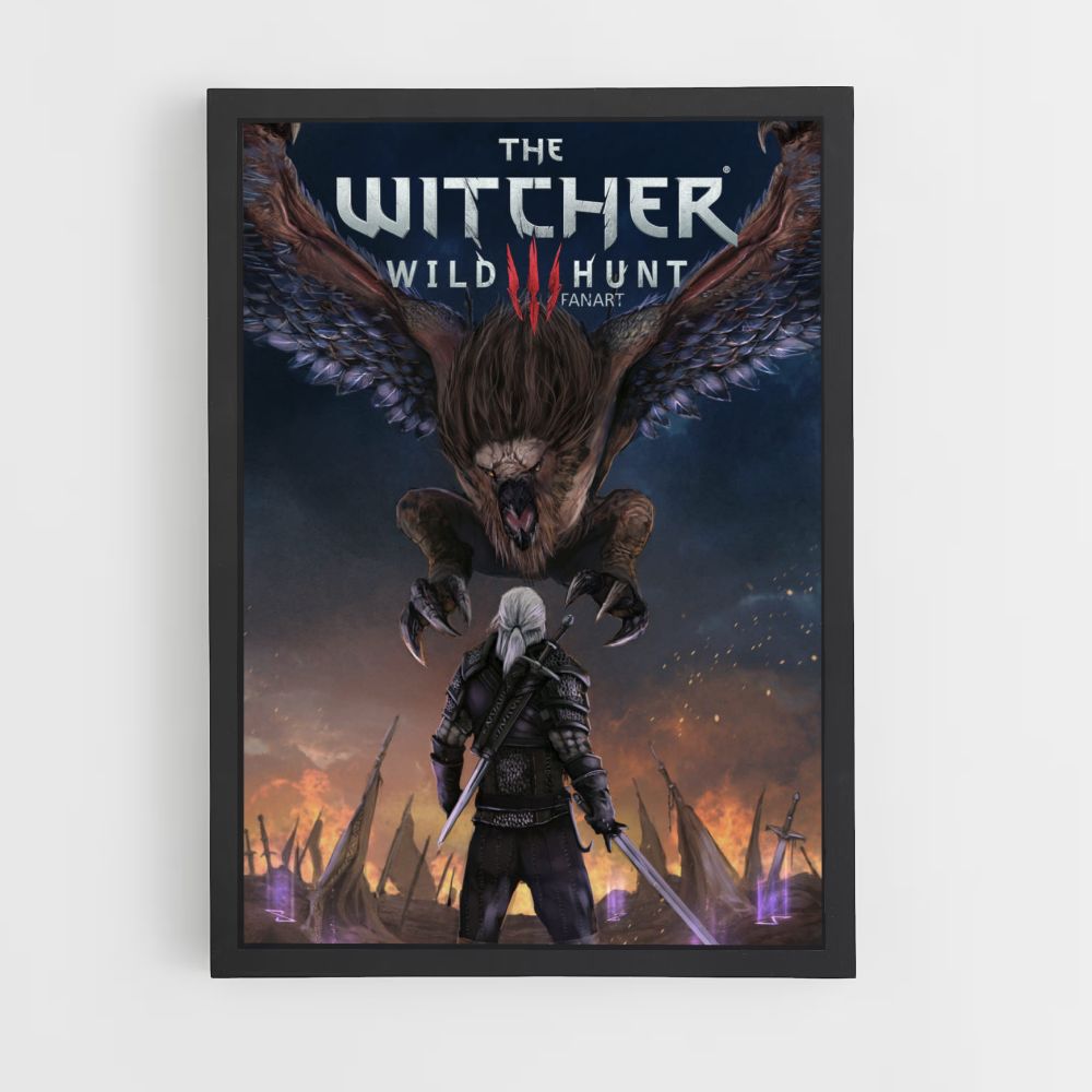 Poster Il mostro del witcher