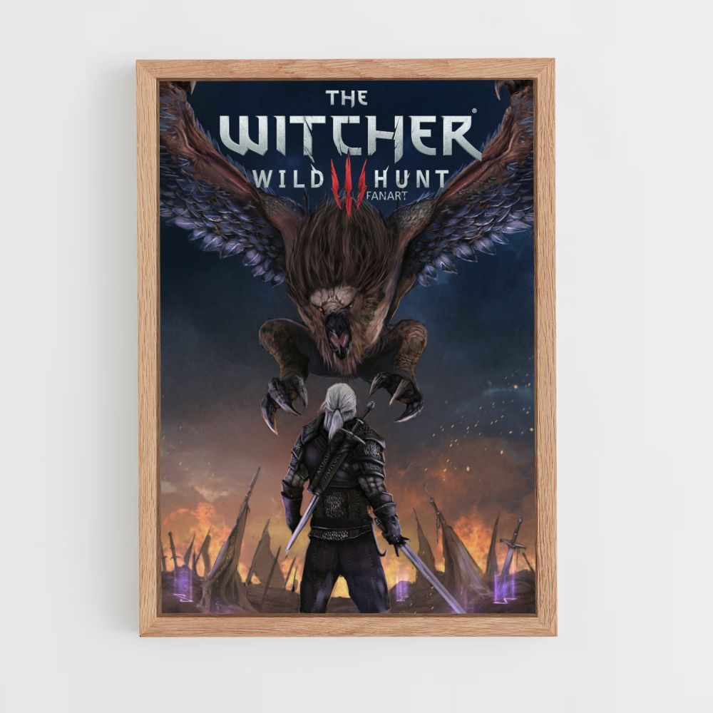 Poster Il mostro del witcher