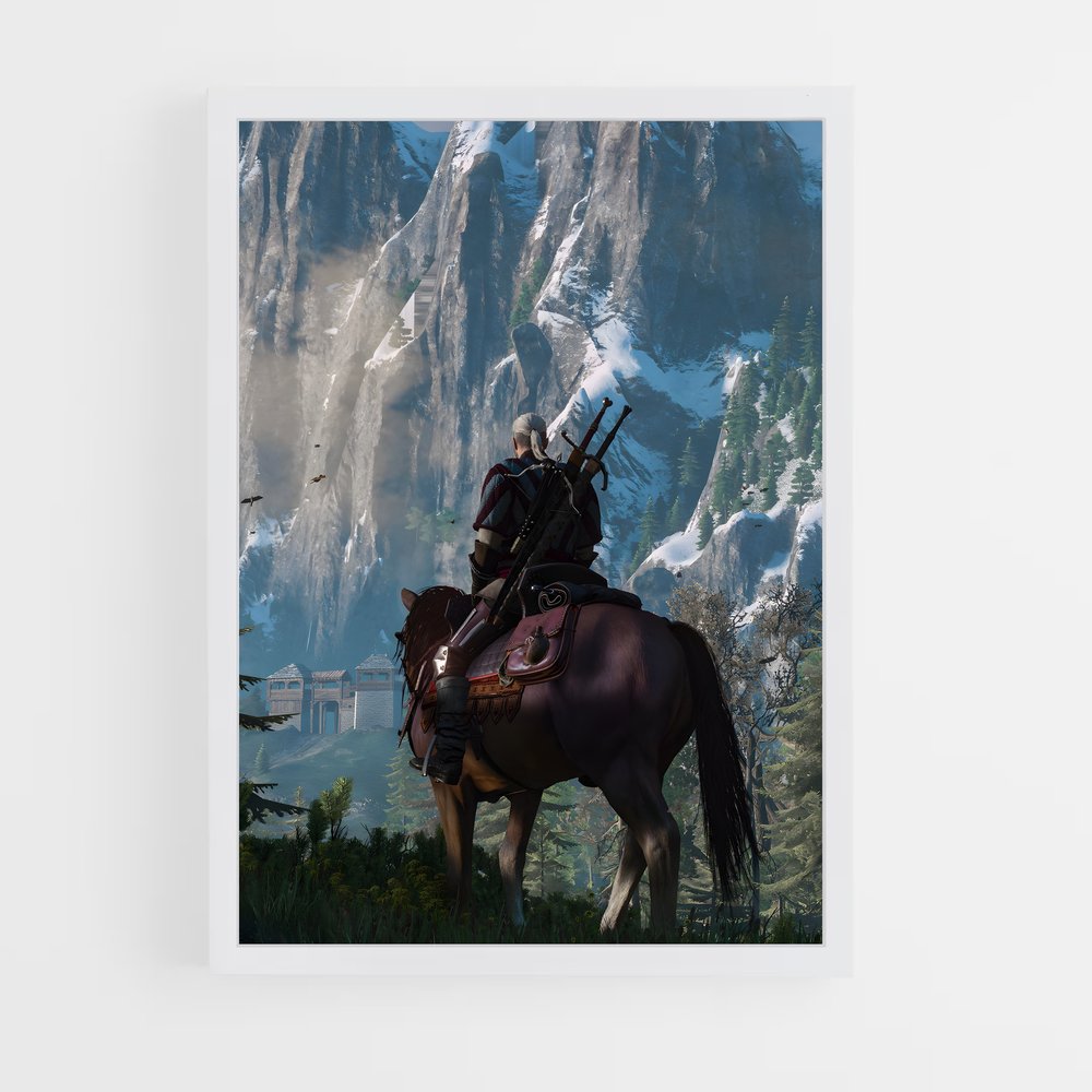 the-witcher-8 cadre Blanc