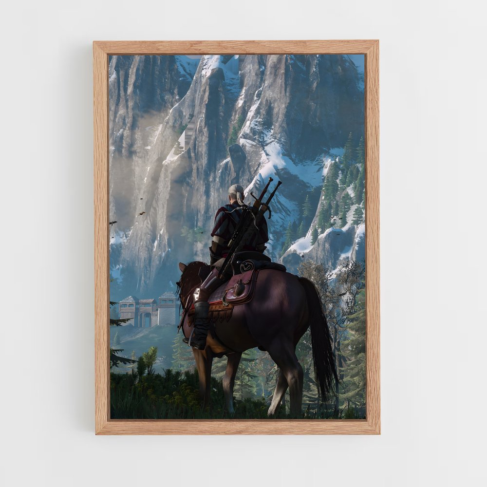 the-witcher-8 cadre Bois clair