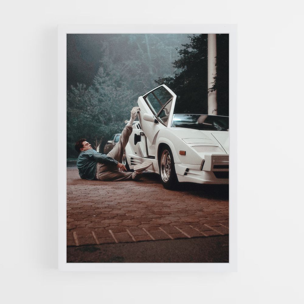 Poster Jordan Belfort Lamborghini