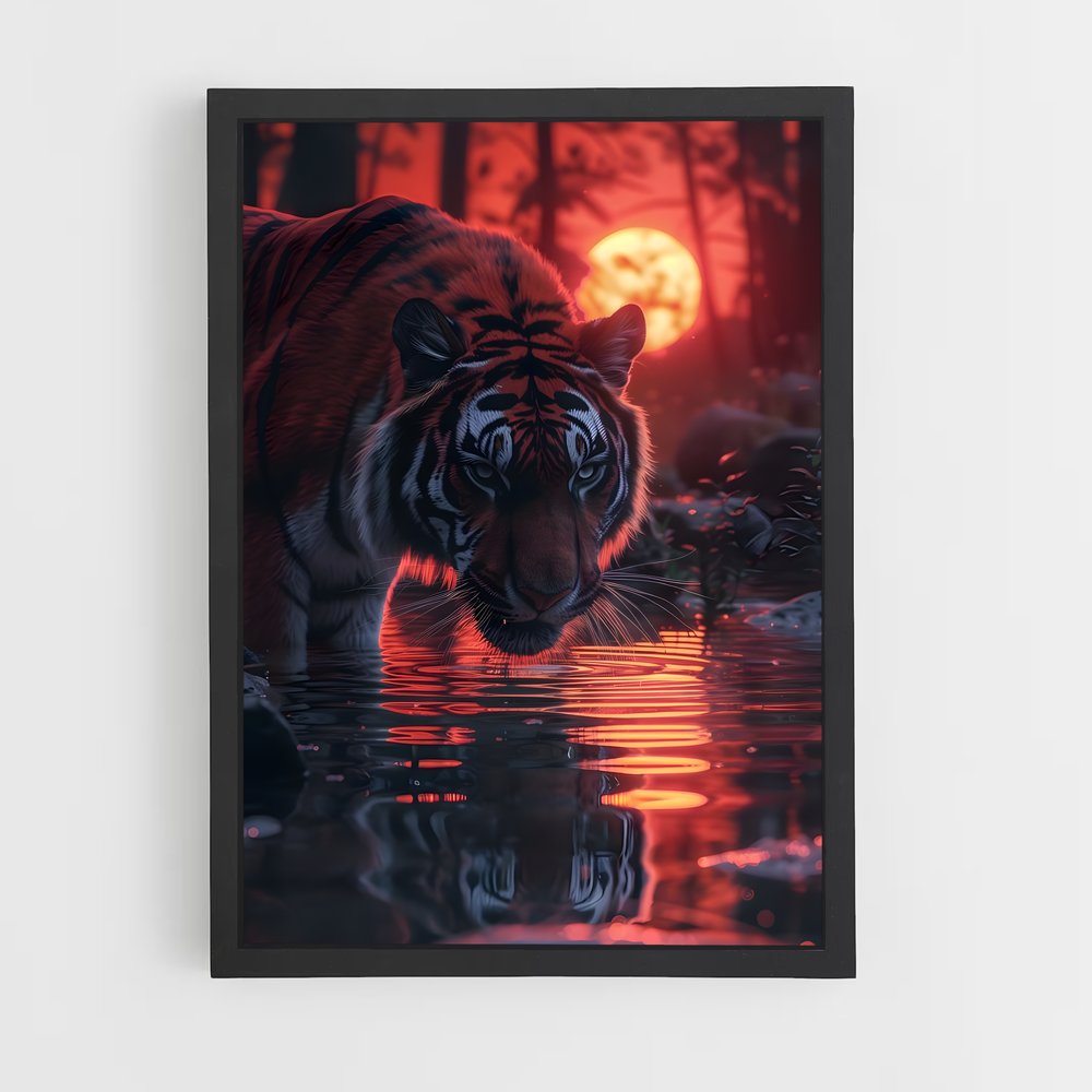 tiger-8 cadre Noir