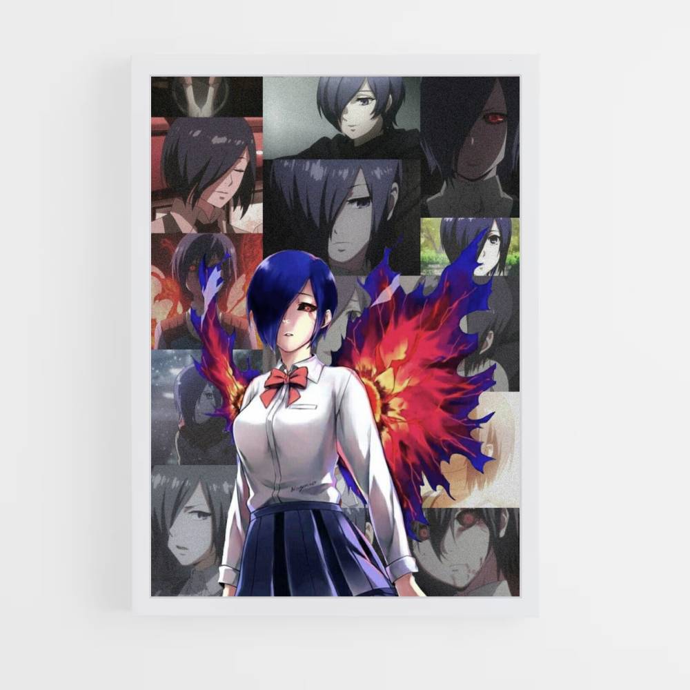 Poster di collage di Touka