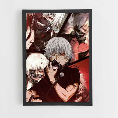 Poster di collage di Kaneki