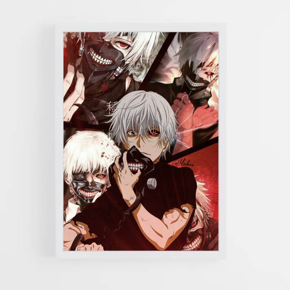 Poster di collage di Kaneki