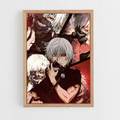 Poster di collage di Kaneki