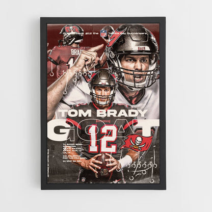 Poster della capra di Tom Brady