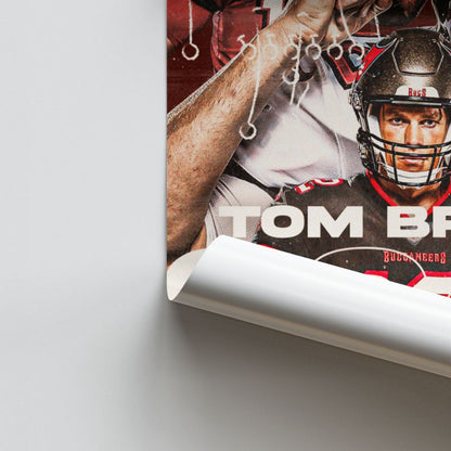 Poster della capra di Tom Brady