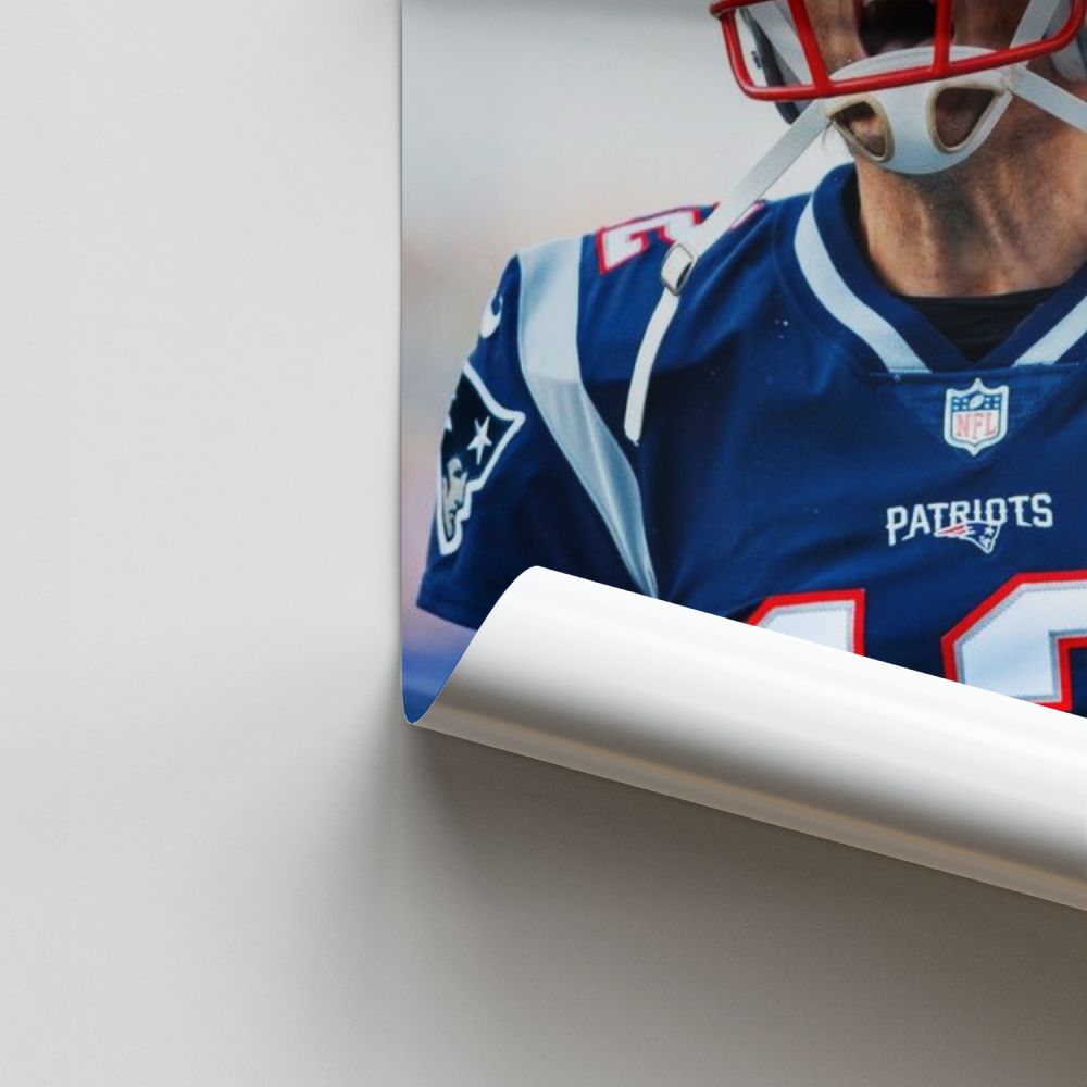 Poster Tom Brady Rabbia