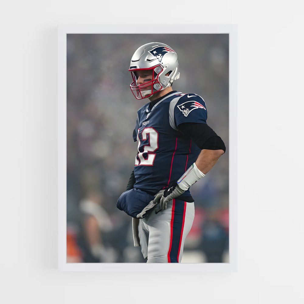 tom-brady-7 cadre Blanc