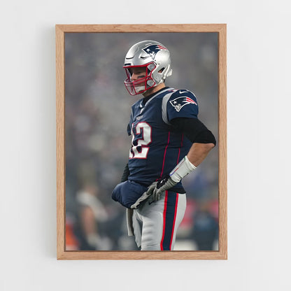 tom-brady-7 cadre Bois clair