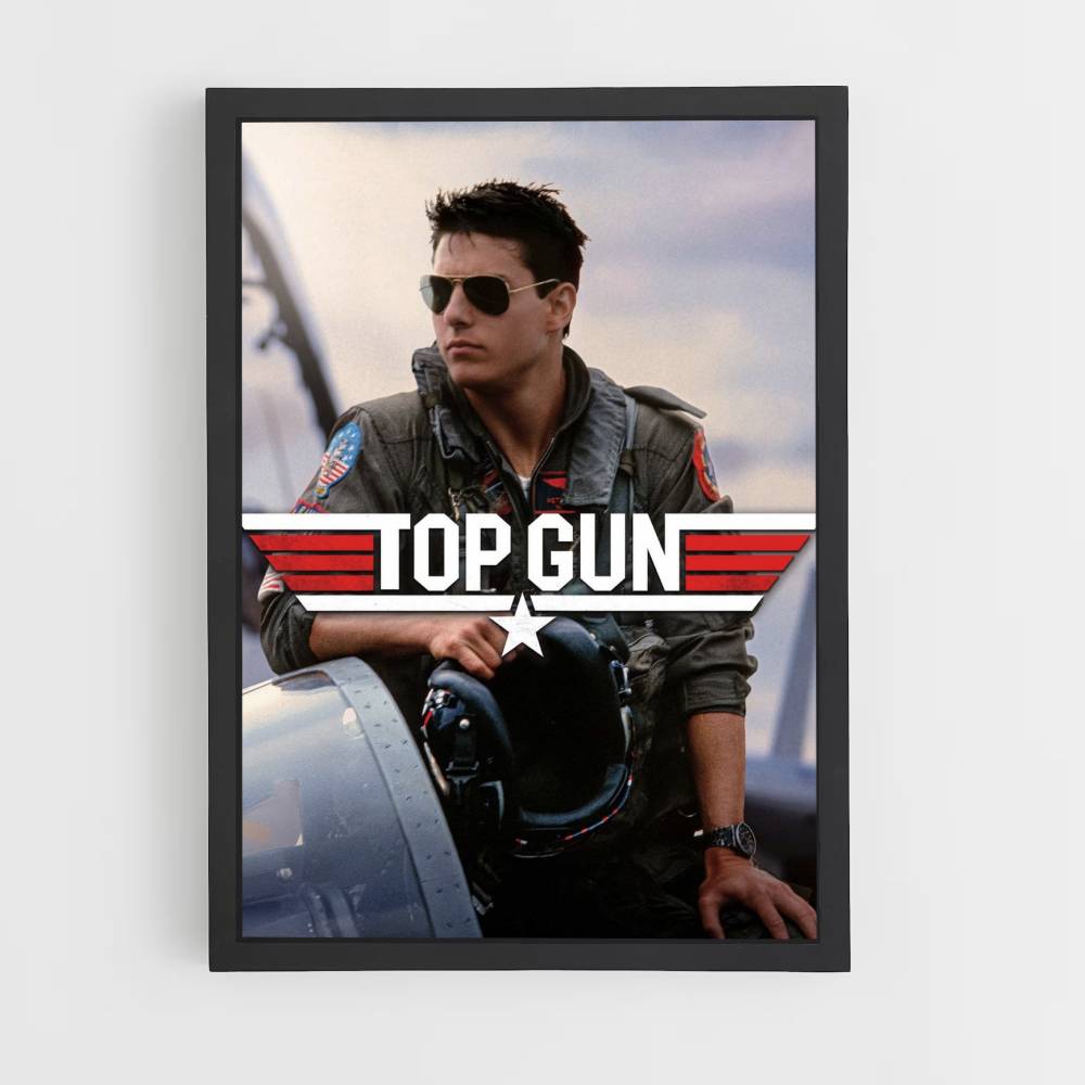 Poster con logo Top Gun