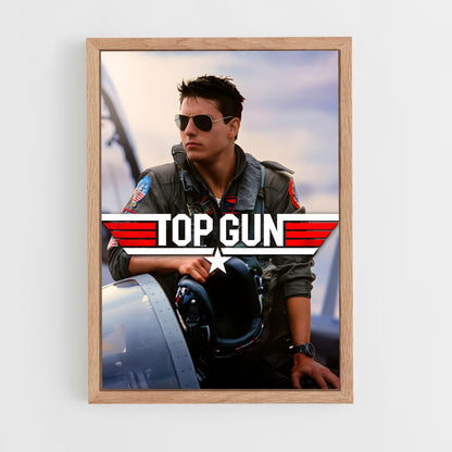 top-gun-10 cadre Bois clair