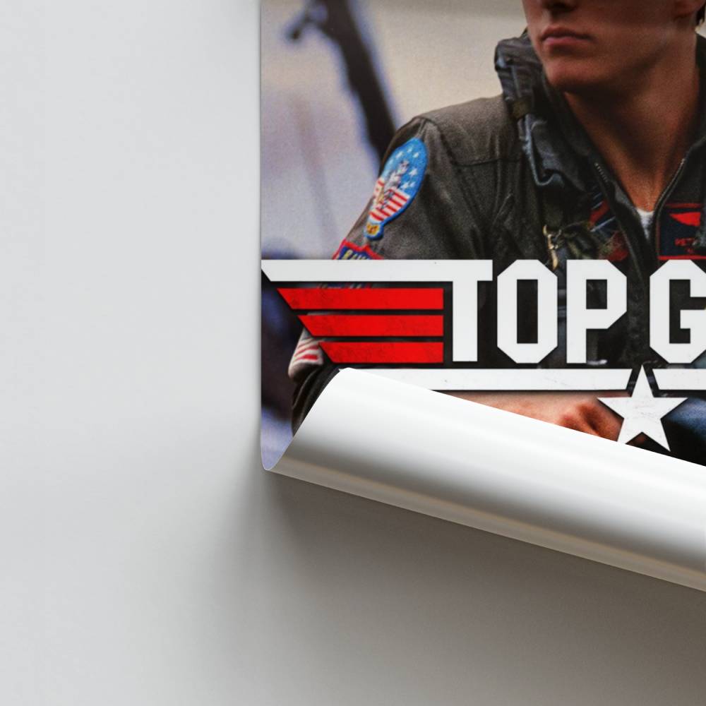 Poster con logo Top Gun