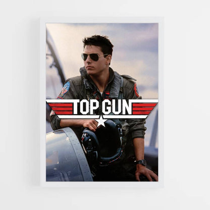 Poster con logo Top Gun