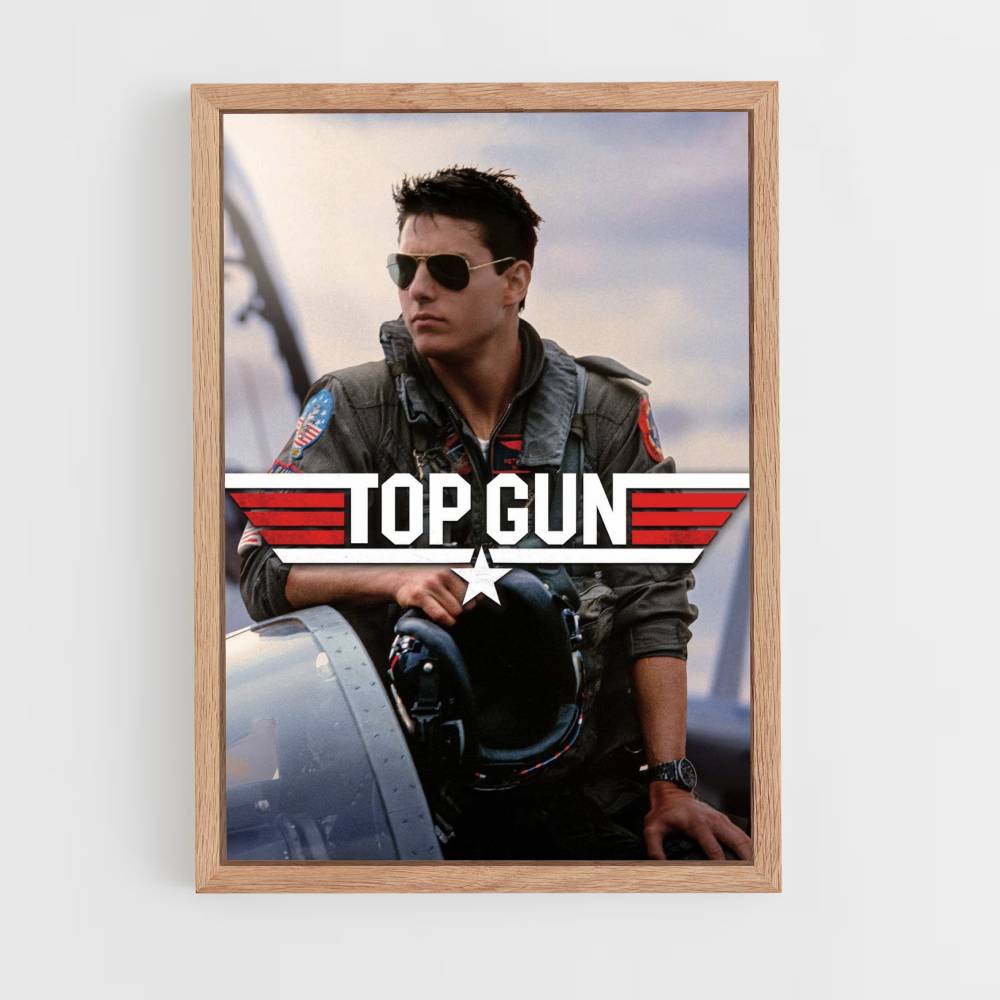 Poster con logo Top Gun