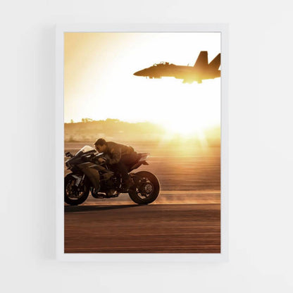 Poster Top Gun Moto Aereo