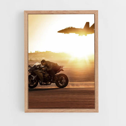 Poster Top Gun Moto Aereo