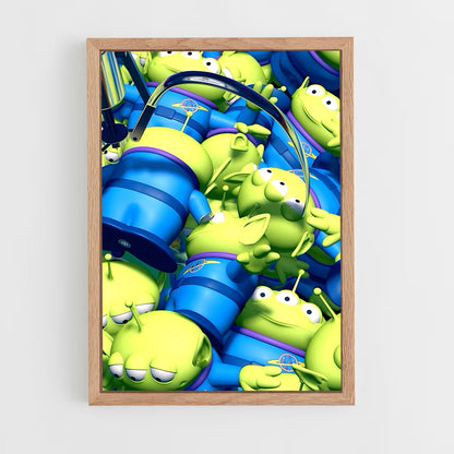 toy-story-9 cadre Bois clair