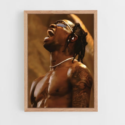 travis-scott-12 cadre Bois clair